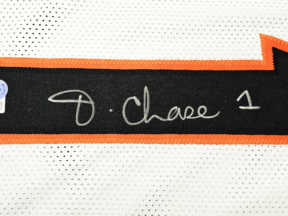 Cincinnati Bengals Ja'marr Chase Autographed White Jersey Beckett Beckett Witness #220610 Image a