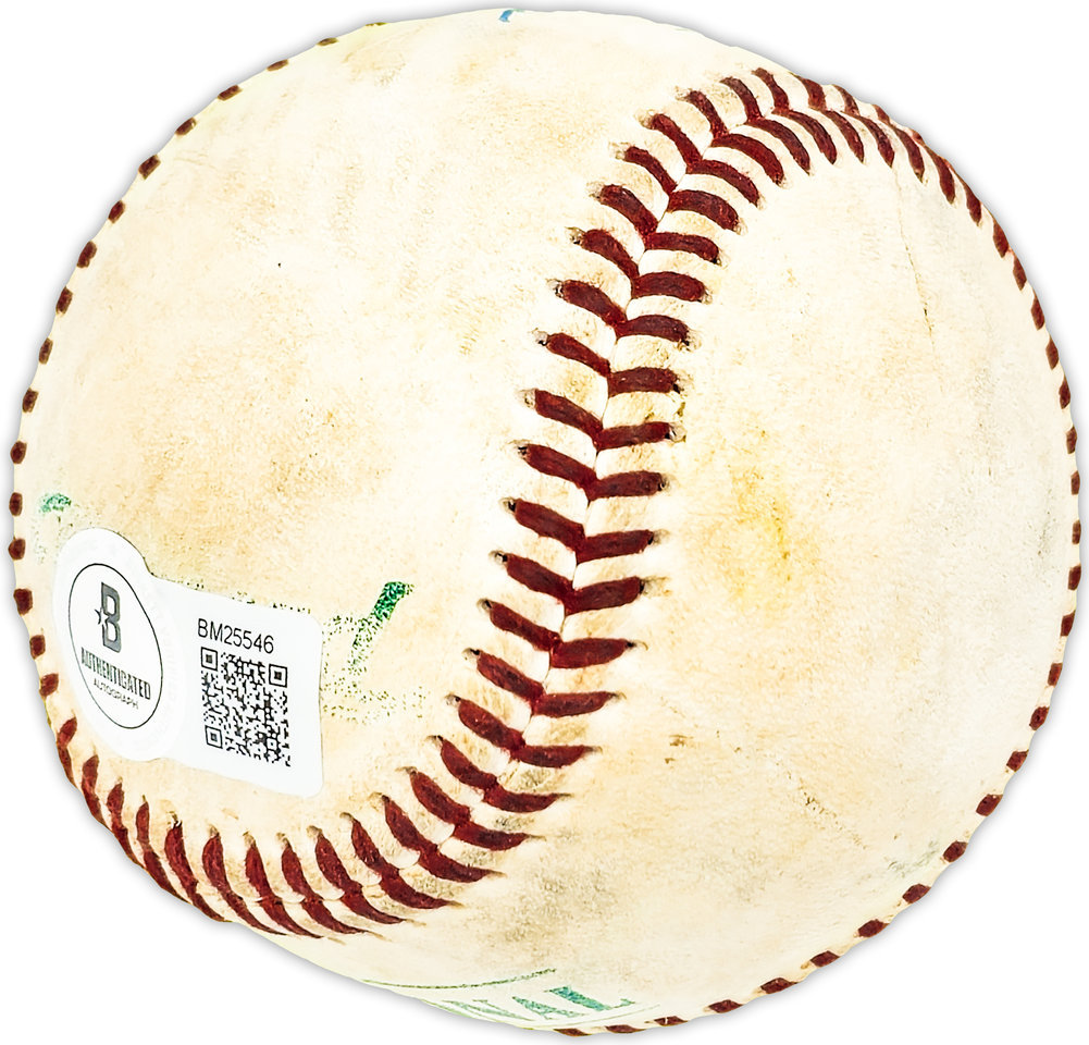 Jack Banta Autographed Signed Official Professional Baseball Brooklyn Dodgers "1947-50" Beckett Beckett Qr #Bm25546 Image a