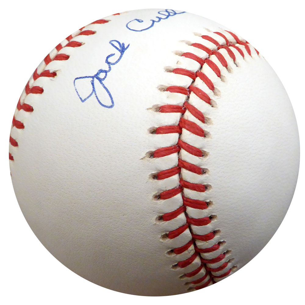 Jack Cullen Autographed Official Al Baseball New York Yankees Beckett Beckett Image a