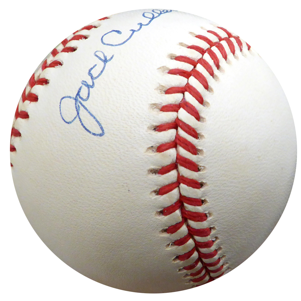 Jack Cullen Autographed Official Al Baseball New York Yankees Beckett Beckett Image a