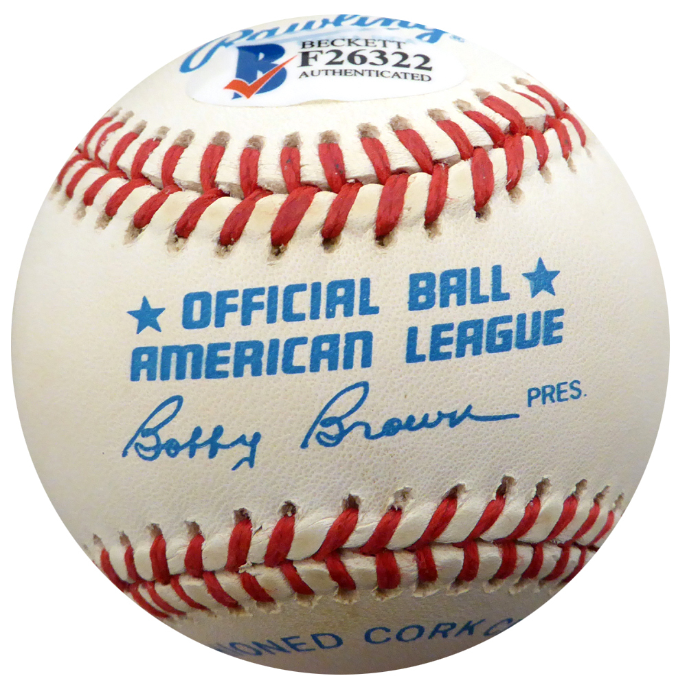 Jack Cullen Autographed Official Al Baseball New York Yankees Beckett Beckett Image a