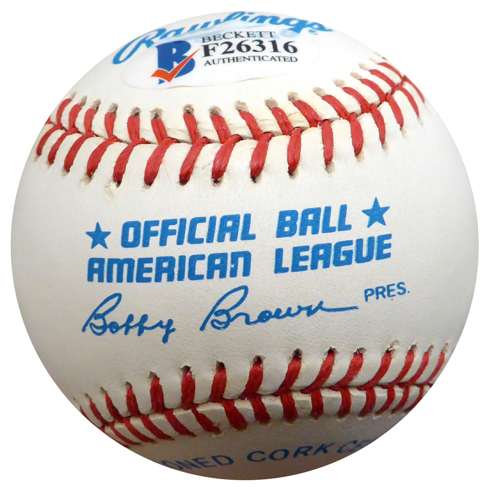 Jack Cullen Autographed Official Al Baseball New York Yankees Beckett Beckett Image a