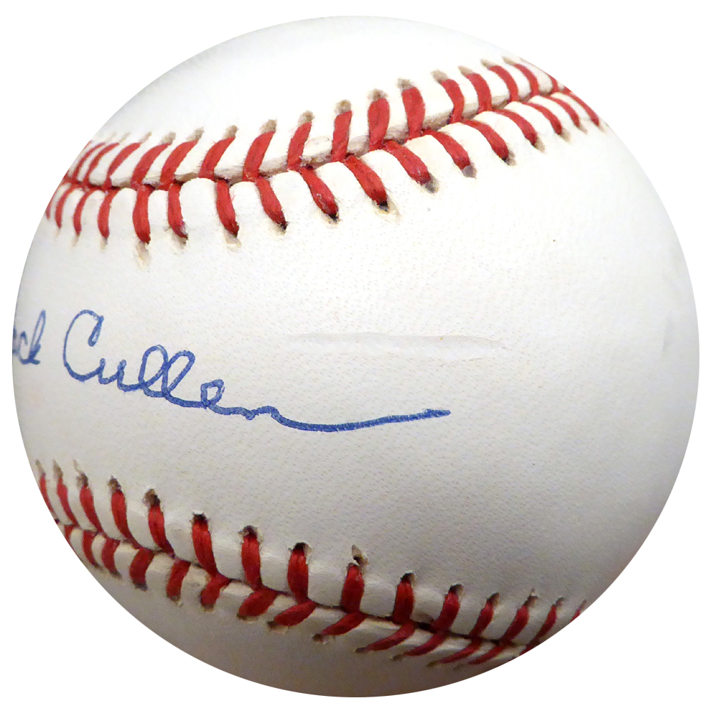 Jack Cullen Autographed Official Al Baseball New York Yankees Beckett Beckett Image a