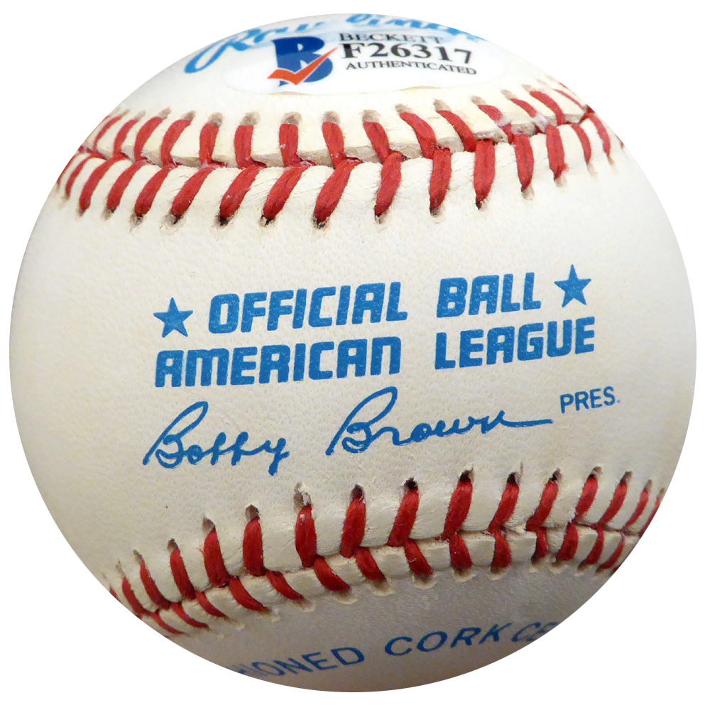 Jack Cullen Autographed Official Al Baseball New York Yankees Beckett Beckett Image a