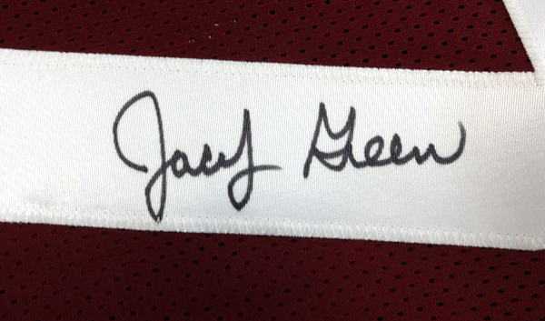 Texas A&M Aggies Jacob Green Autographed Maroon Jersey Mcs Holo #85999 Image a