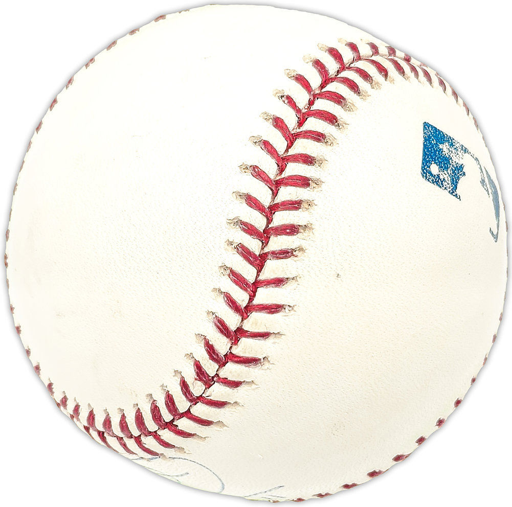 Jacque Jones Autographed Official Al Baseball Minnesota Twins JSA Image a