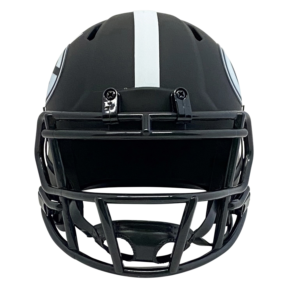 Jake Fromm Signed Riddell Speed Eclipse Mini Helmet with #11 Inscription - BAS Image a