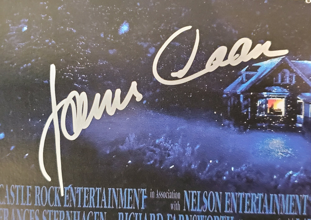 James Caan Autographed 12X18 Misery Movie Poster Beckett Beckett Image a