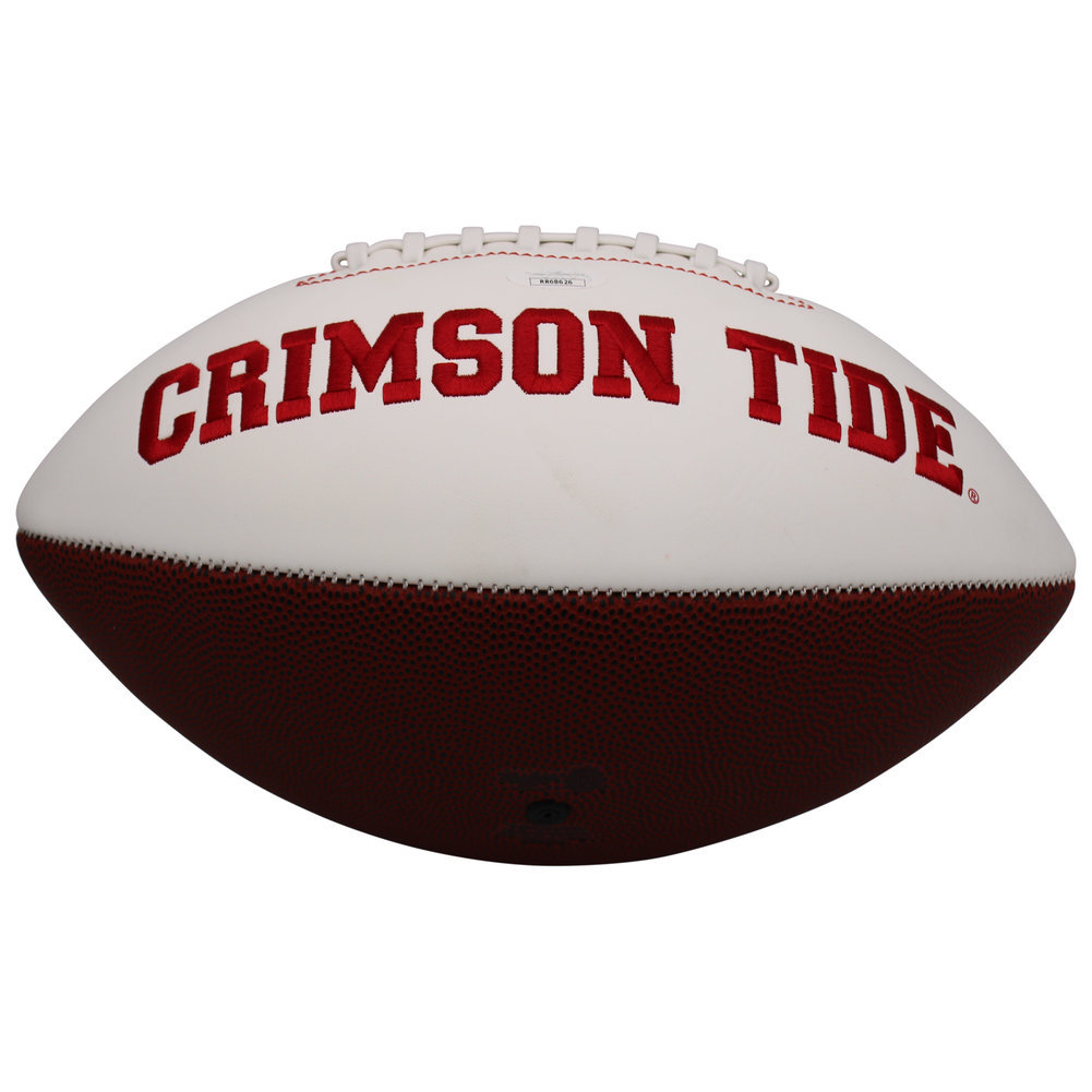 Jameson Williams Signed Signed Alabama Crimson Tide White Panel Football - JSA Image a