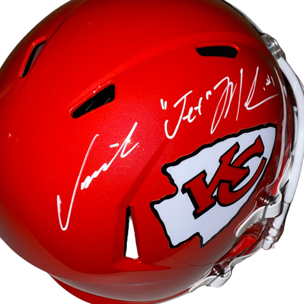 Jerick McKinnon Signed Kansas City Chiefs Full Size Speed Helmet — TSE Kansas  City