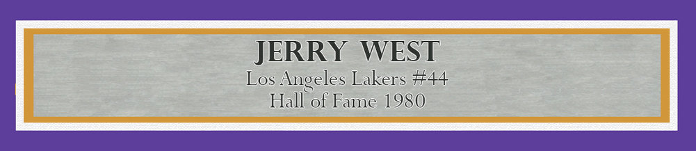 Jerry West Autographed Signed Framed 16X20 Photo Los Angeles Lakers Beckett Beckett Image a