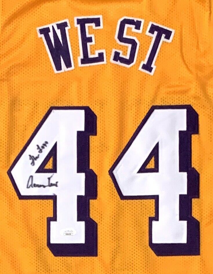 Jerry west autographed jersey Clearance