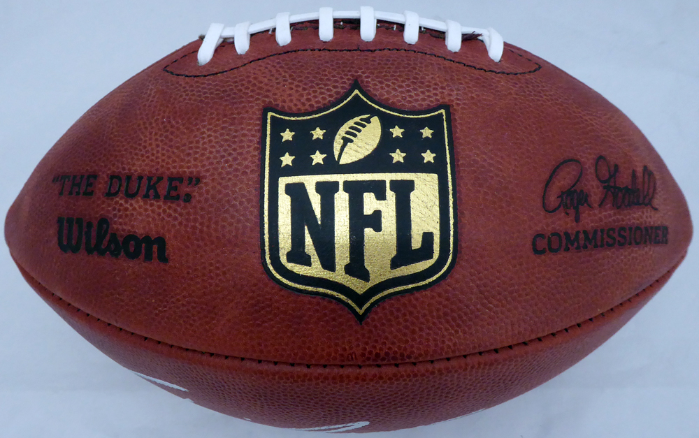 Jim Brown Autographed Signed Official Leather NFL Football Cleveland Browns Beckett Authentic