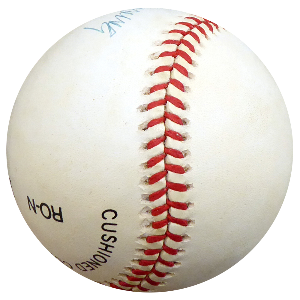 Jim Bunning Autographed Official Nl Baseball Philadelphia Phillies Beckett Beckett Image a