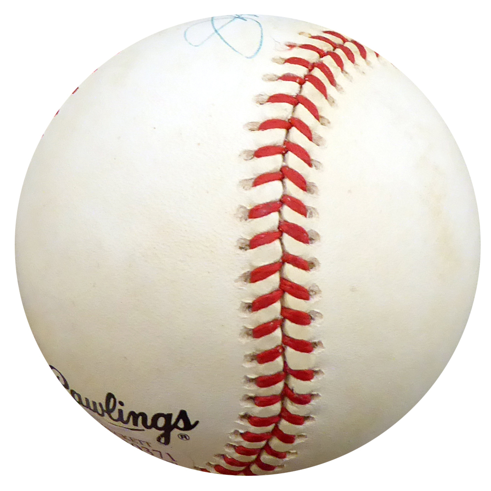 Jim Bunning Autographed Official Nl Baseball Philadelphia Phillies Beckett Beckett Image a