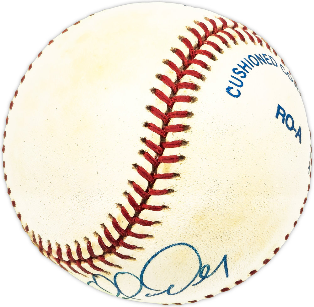 Jim Olander Autographed Official Al Baseball Milwaukee Brewers #229643 Image a