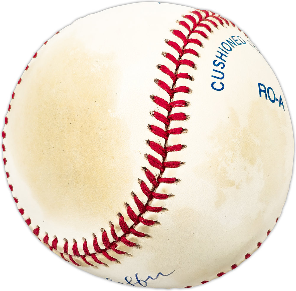 Jim Schaffer Autographed Official Al Baseball St. Louis Cardinals, Chicago Cubs #225680 Image a