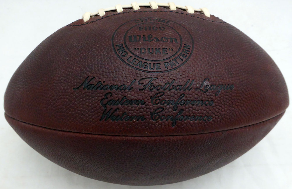 Jim Taylor Autographed Signed NFL Leather Football Green Bay Packers "4X NFL Champ, HOF 76, 1962 MVP" PSA/DNA Image a