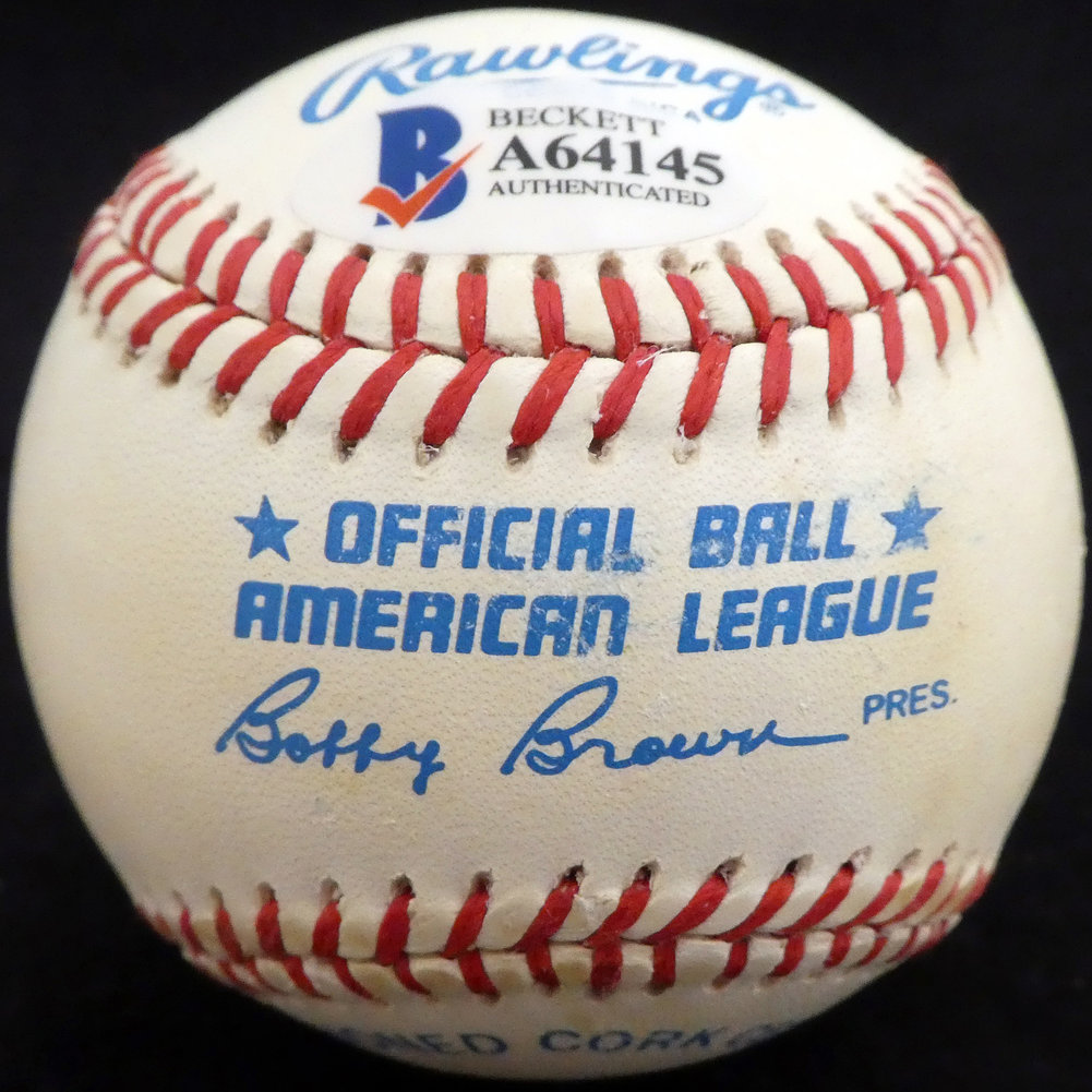 Joe DiMaggio Autographed Signed Official AL Baseball New York Yankees