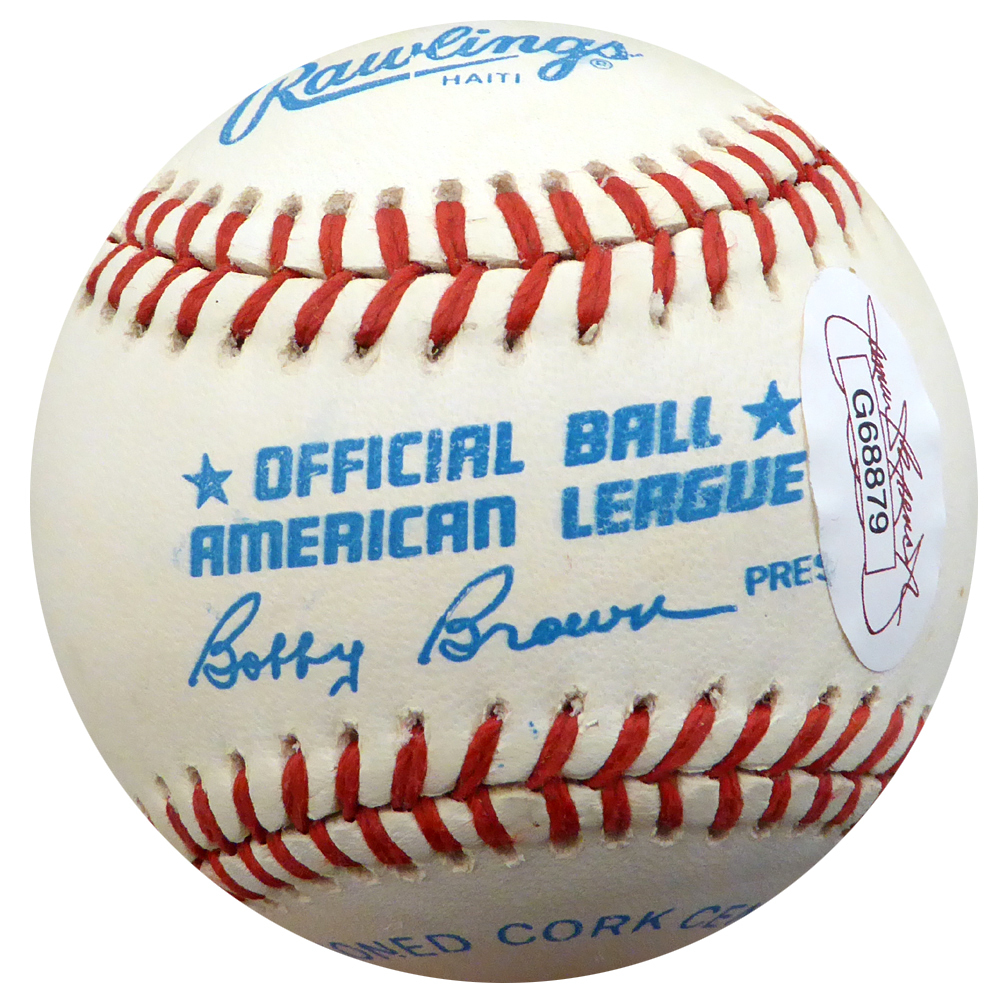 Joe Durham Autographed Signed Official Al Baseball Baltimore Orioles JSA