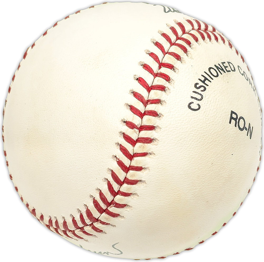 Joe Landrum Autographed Signed Official Nl Baseball Brooklyn Dodgers PSA/DNA Image a