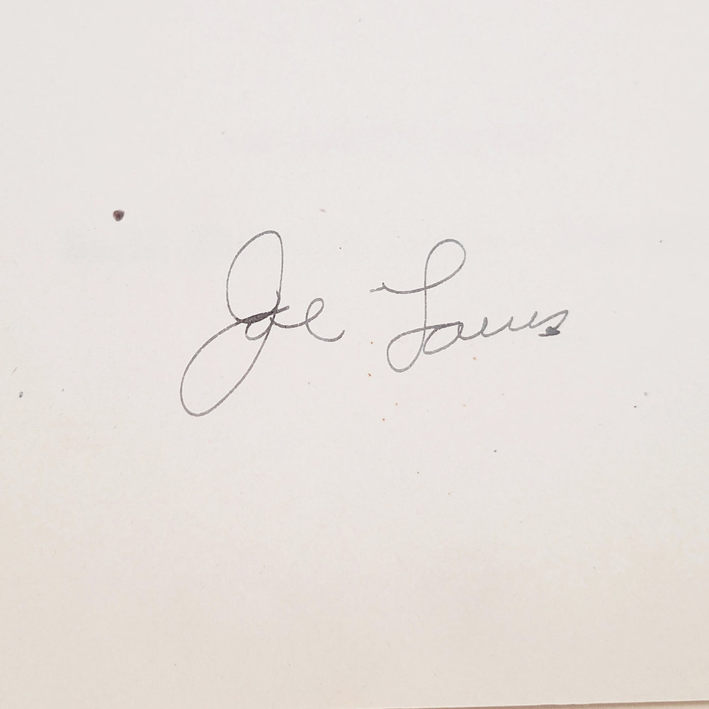 Joe Louis Autographed My Life Story Autobiography Book Heavyweight Champion JSA Image a