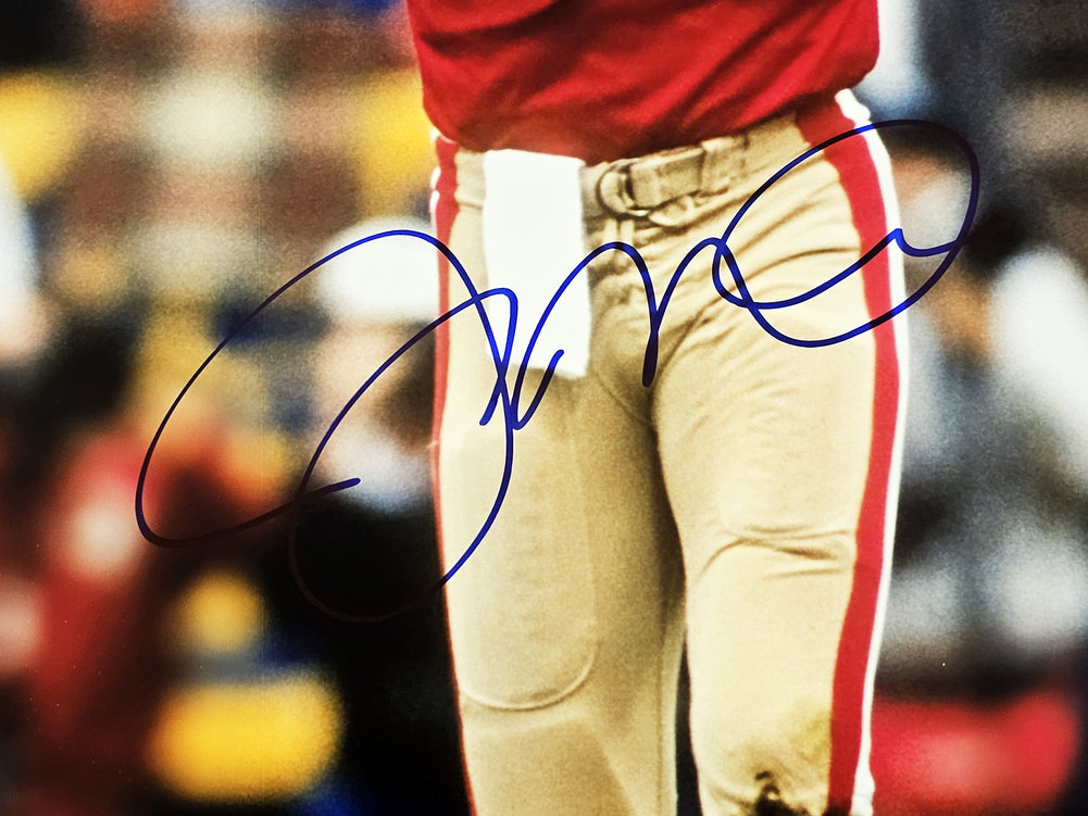 Joe Montana Autographed Framed 16X20 Photo San Francisco 49Ers JSA Image a