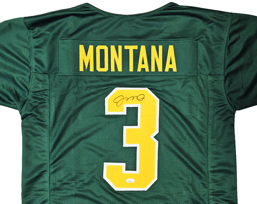 Joe montana signed notre dame jersey hotsell