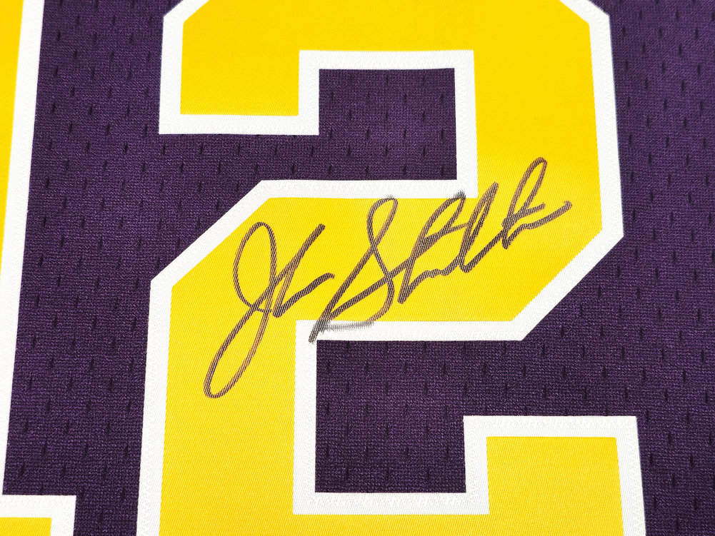 Utah Jazz John Stockton Autographed Purple Authentic Mitchell & Ness 1991-92 Hardwood Classic Swingman Jersey Size Xl Beckett Beckett Witness #224355 Image a