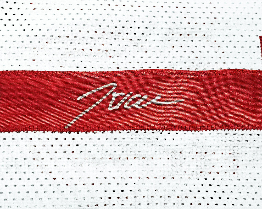 Houston Rockets John Wall Autographed White Jersey Beckett Beckett Witness #220615 Image a
