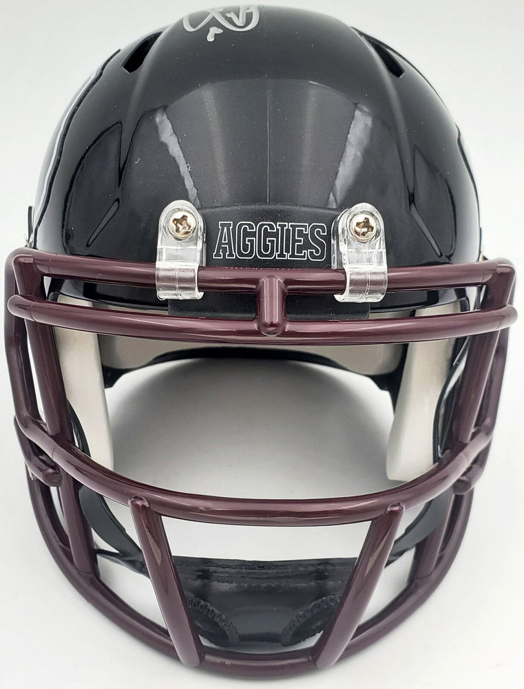 Johnny manziel 2025 autographed helmet