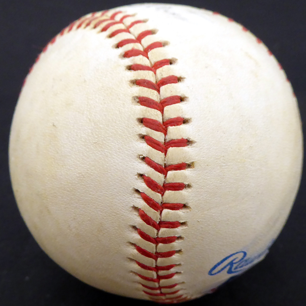 Johnny Oates Autographed Signed Official Al Baseball Los Angeles Dodgers, Baltimore Orioles Beckett Beckett Image a