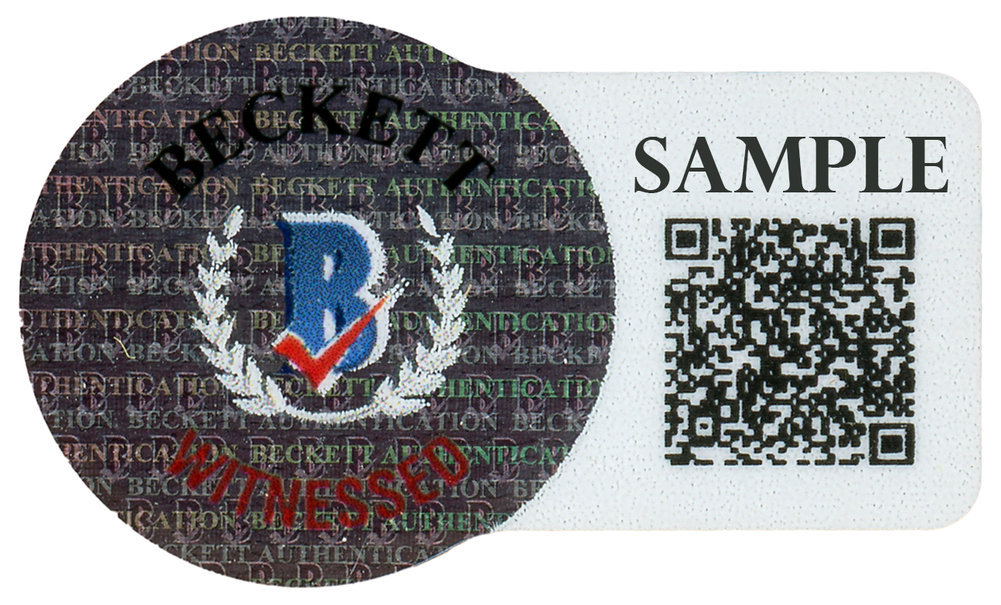 Jon Bones Jones Autographed Signed Red Boxing Trunks Beckett Beckett Qr #200322 Image a