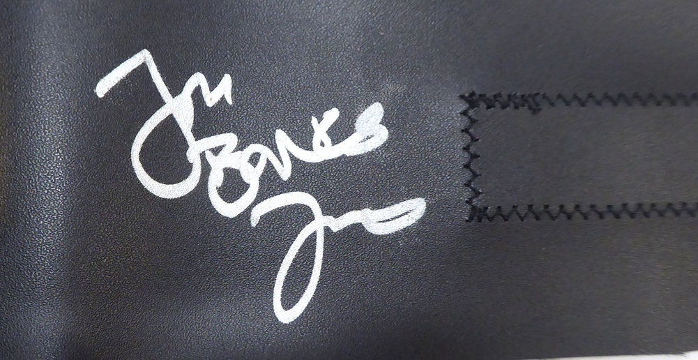 Jon Bones Jones Autographed Signed UFC Championship Replica Belt In Silver Bones Beckett Beckett #185714 Image a
