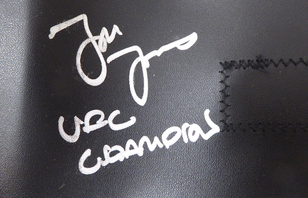 Jon Bones Jones Autographed Signed UFC Championship Replica Belt In Silver UFC Champion Beckett Beckett #185713 Image a