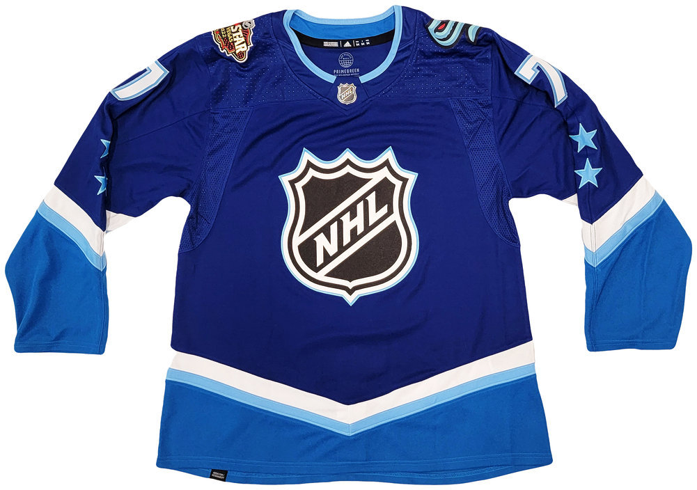 Jordan Eberle Autographed Signed Seattle Kraken Blue Adidas Authentic 2022 All Star Game Jersey Size 54 1St Kraken All Star Fanatics Holo