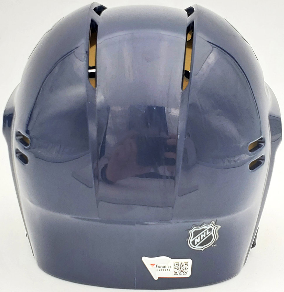 Jordan Eberle Autographed Seattle Kraken Blue Mini Helmet Fanatics Holo #200300 Image a