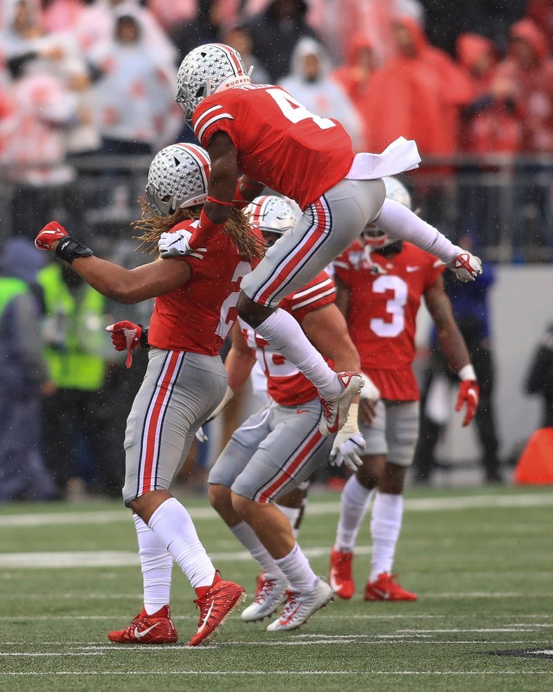 Jordan Fuller Chase Young Ohio State Buckeyes Licensed Unsigned Photo Jordan Fuller Chase Young Ohio State Buckeyes Licensed Unsigned Photo