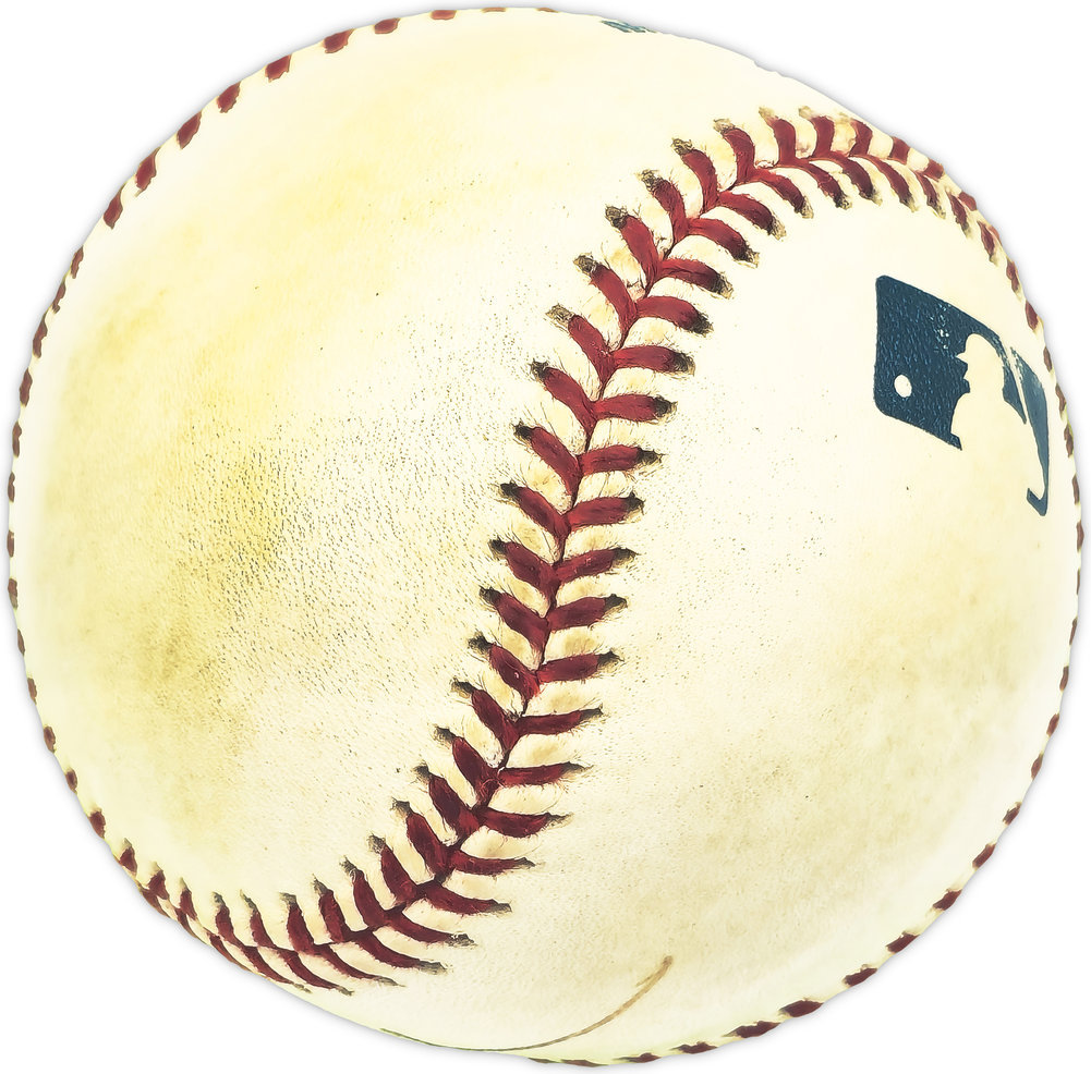 Jose Offerman Autographed Signed Official MLB Baseball Los Angeles Dodgers Beckett Beckett Qr #Bm25893 Image a