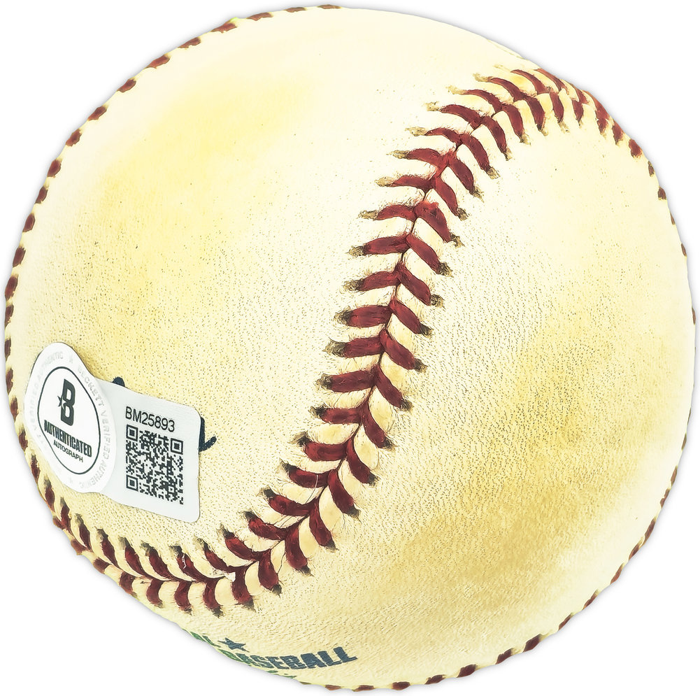 Jose Offerman Autographed Signed Official MLB Baseball Los Angeles Dodgers Beckett Beckett Qr #Bm25893 Image a