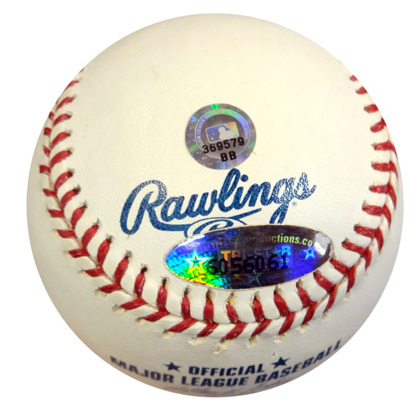 Josh Anderson Autographed Official MLB Baseball Braves, Detroit Tigers Tristar Holo #6056061 Image a