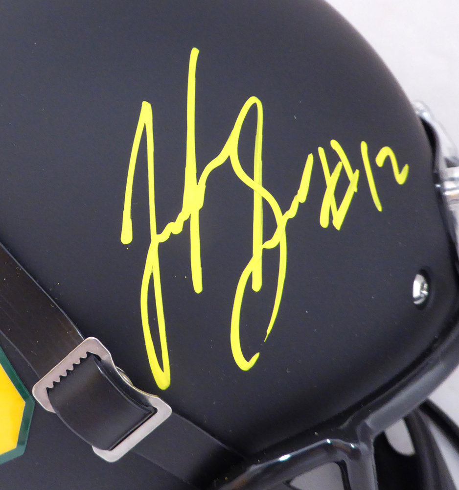 Josh Gordon Autographed Signed Baylor Bears Gold Speed Mini Helmet Beckett Beckett Image a