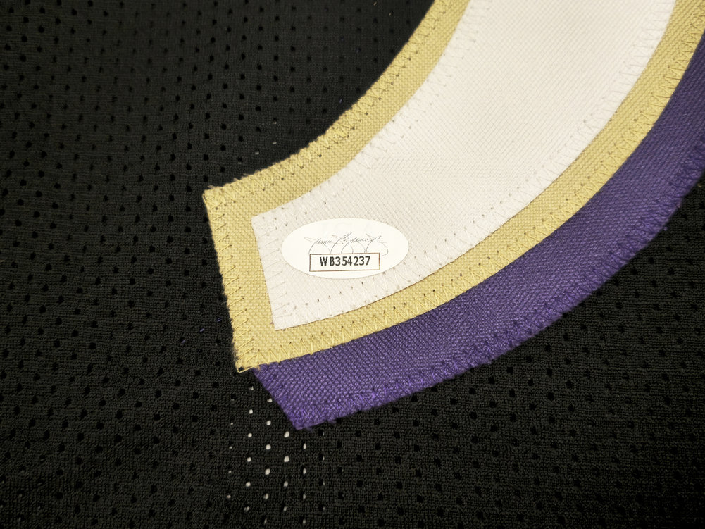 Baltimore Ravens Justin Tucker Autographed Black Jersey JSA Image a