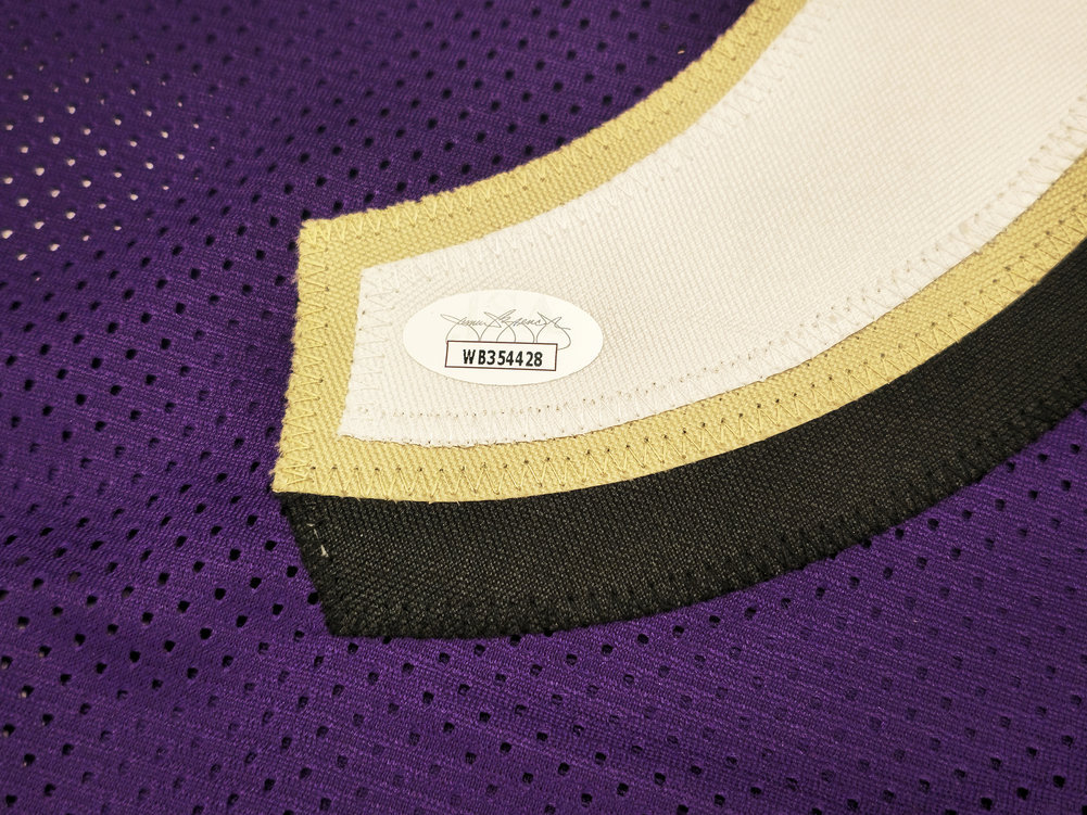 Baltimore Ravens Justin Tucker Autographed Purple Jersey JSA Image a