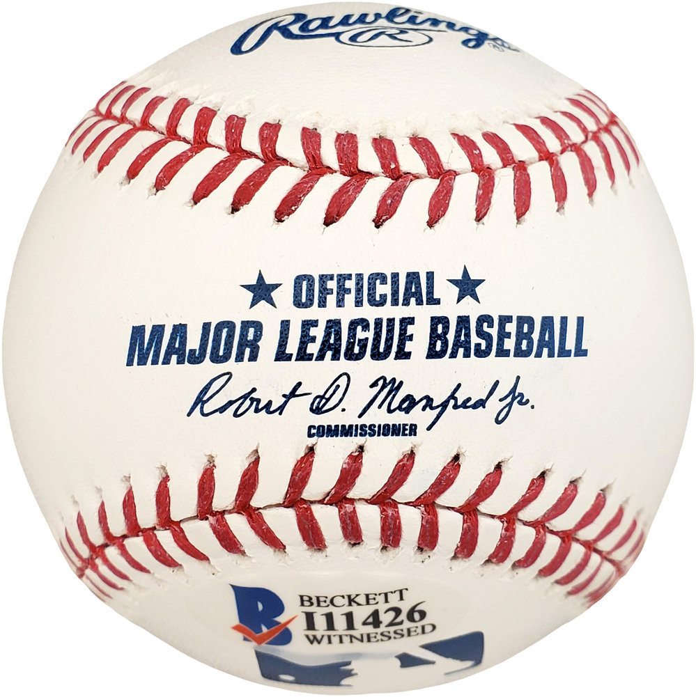Kazuhiro Sasaki Autographed Official MLB Baseball Seattle Mariners Beckett Beckett Image a