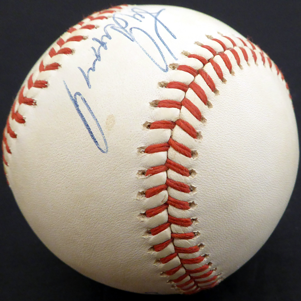 Ken Griffey Jr. Autographed Signed AL Baseball Seattle Mariners Vintage