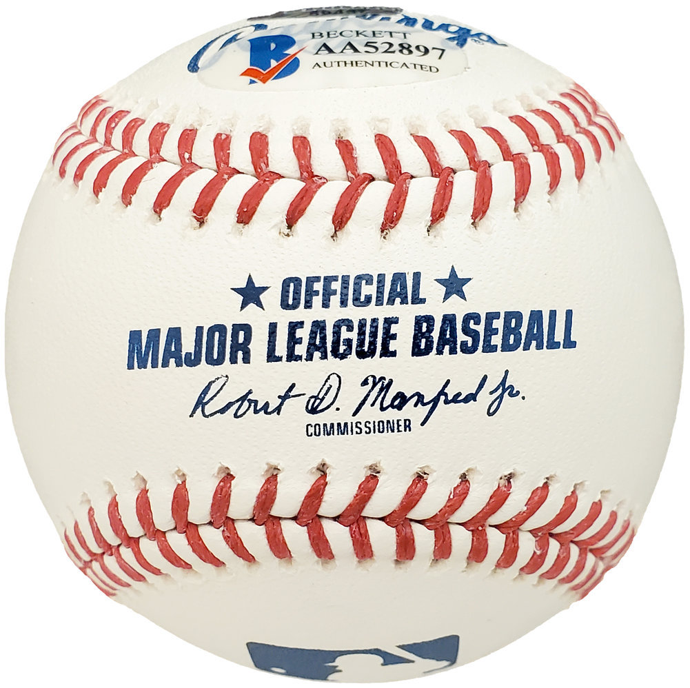 Ken Griffey Jr. Autographed Signed Official MLB Baseball Seattle Mariners "87 #1 Pick" Beckett Beckett & Mcs Holo #194792 Image a