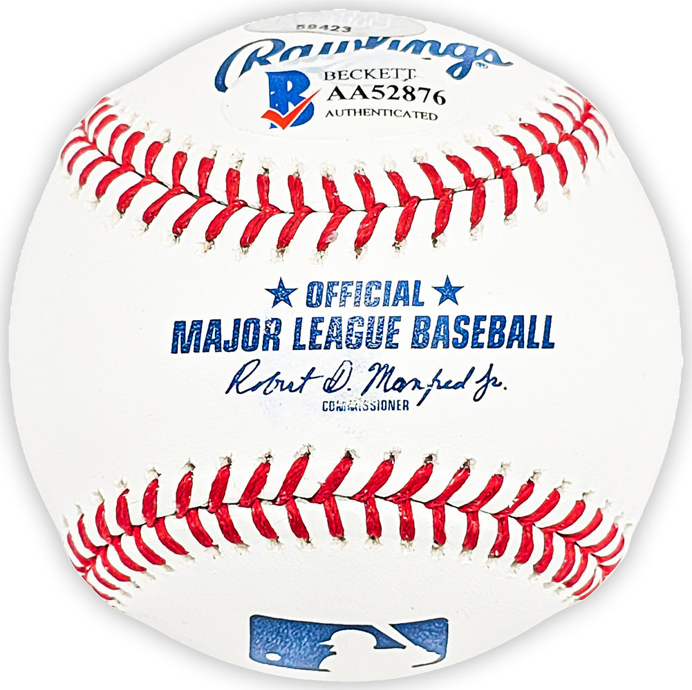 Ken Griffey Jr. Autographed Signed Official MLB Baseball Seattle Mariners "87 #1 Pick" Beckett Beckett & Mcs Holo #194792 Image a