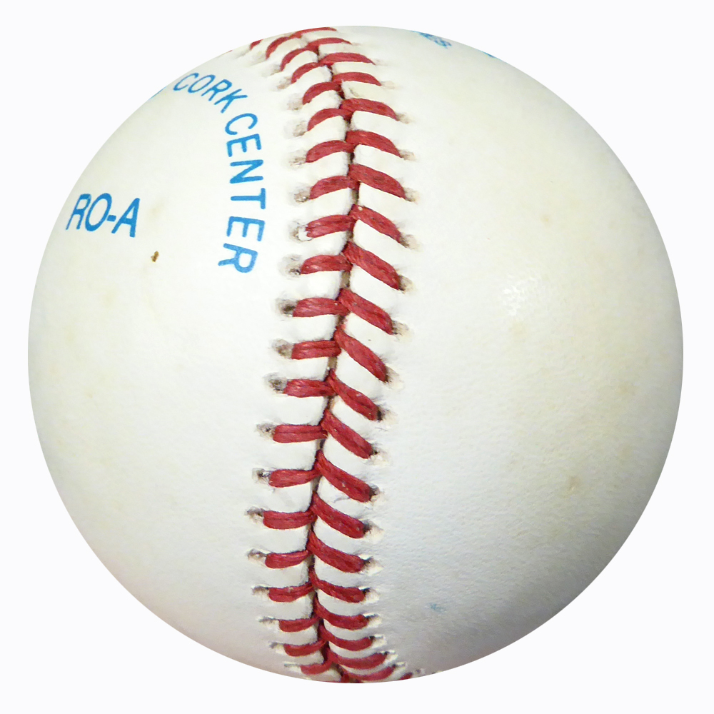 Ken Grundt Autographed Official Al Baseball Boston Red Sox Beckett Beckett Image a