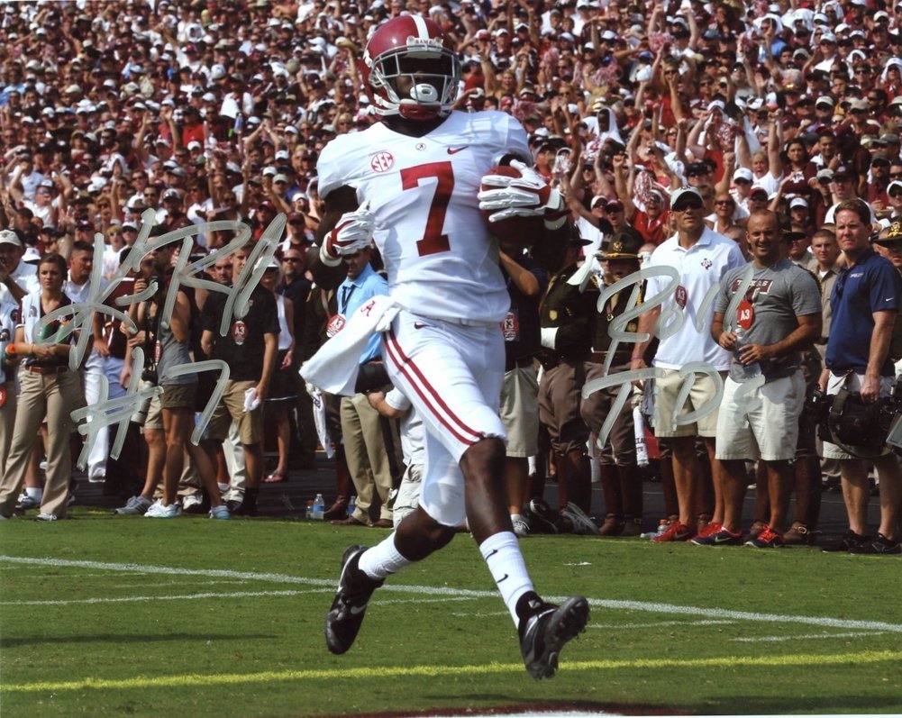 Kenny Bell Alabama Crimson Tide Autographed Signed 8x10 Photo Image a